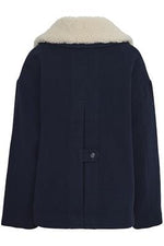 Abrigo Ihfloriva Cuello Pelo