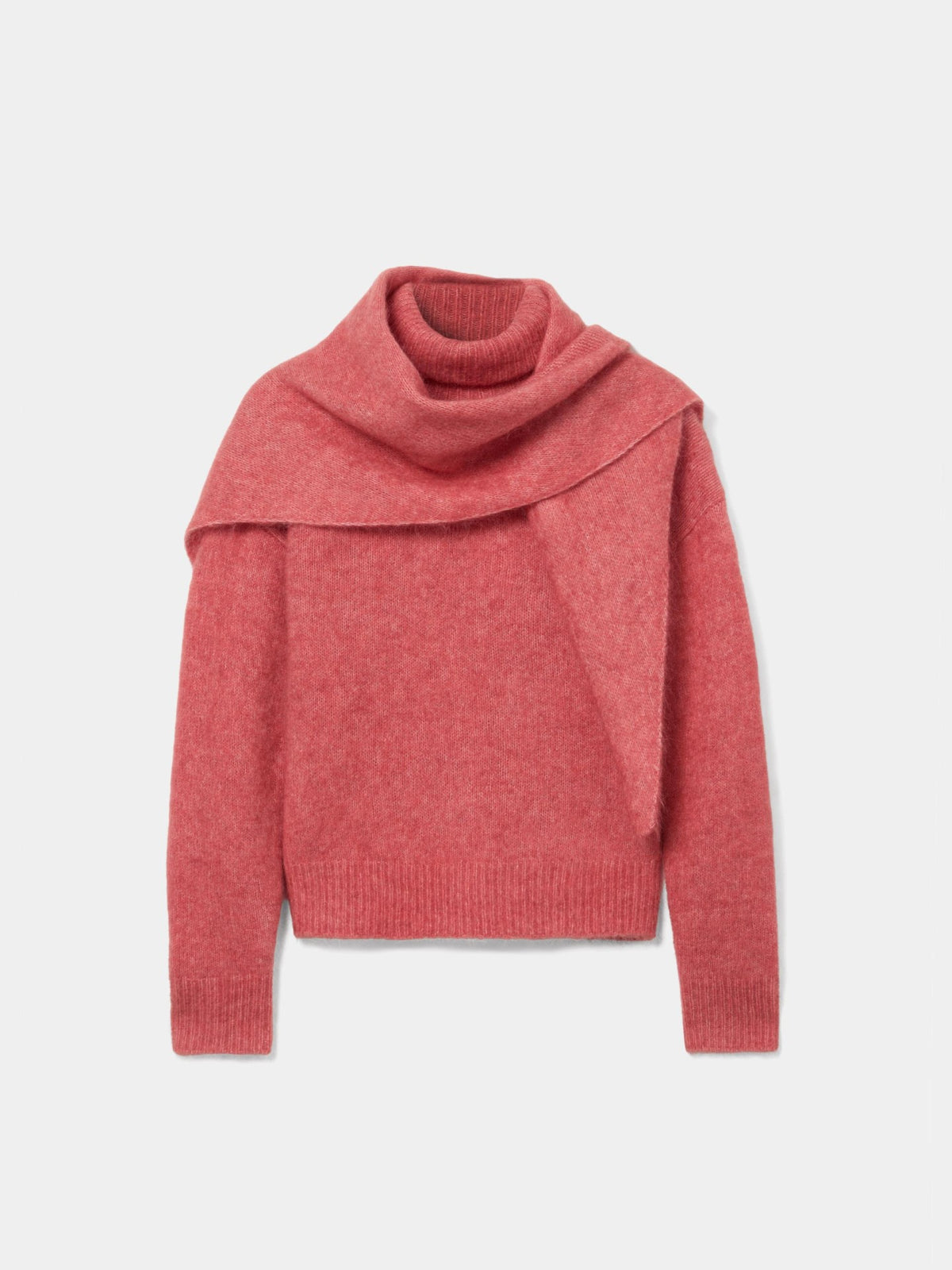 Bufanda tipo chal confeccionada con una agradable mezcla de mohair y lana, diseñada para aportar calidez
