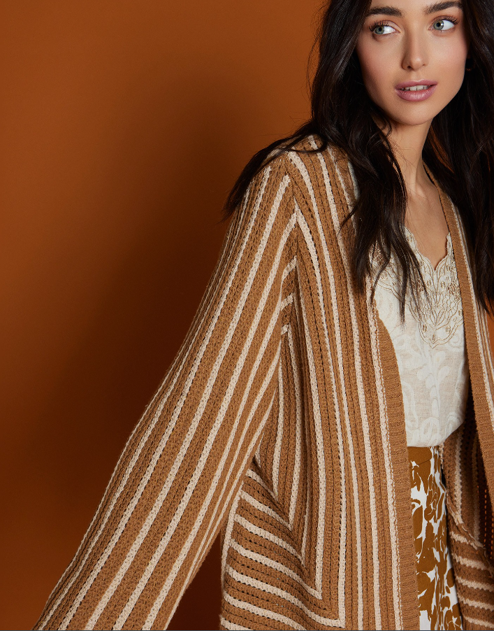Chaqueta Punto Bicolor