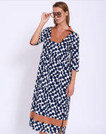 Vestido largo Algodón Cuadros
