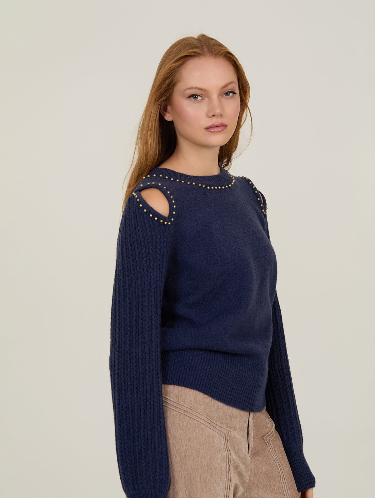 Jersey con bolitas doradas – Míamaria