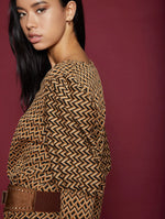 Camiseta Estampado Geométrico Mimosa