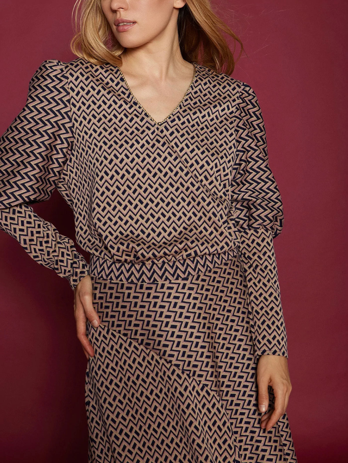 Camiseta Estampado Geométrico Night