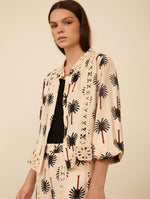 Camisa con Estampado Palmeras