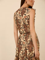 Vestido Largo Estampado Paisley