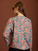 JERSEY PUNTO ESTAMPADO FLORAL