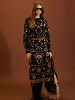 JERSEY PUNTO CON JACQUARD FLORAL