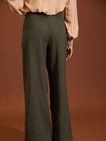 PANTALON PLAZZO PLISADO CON LUREX