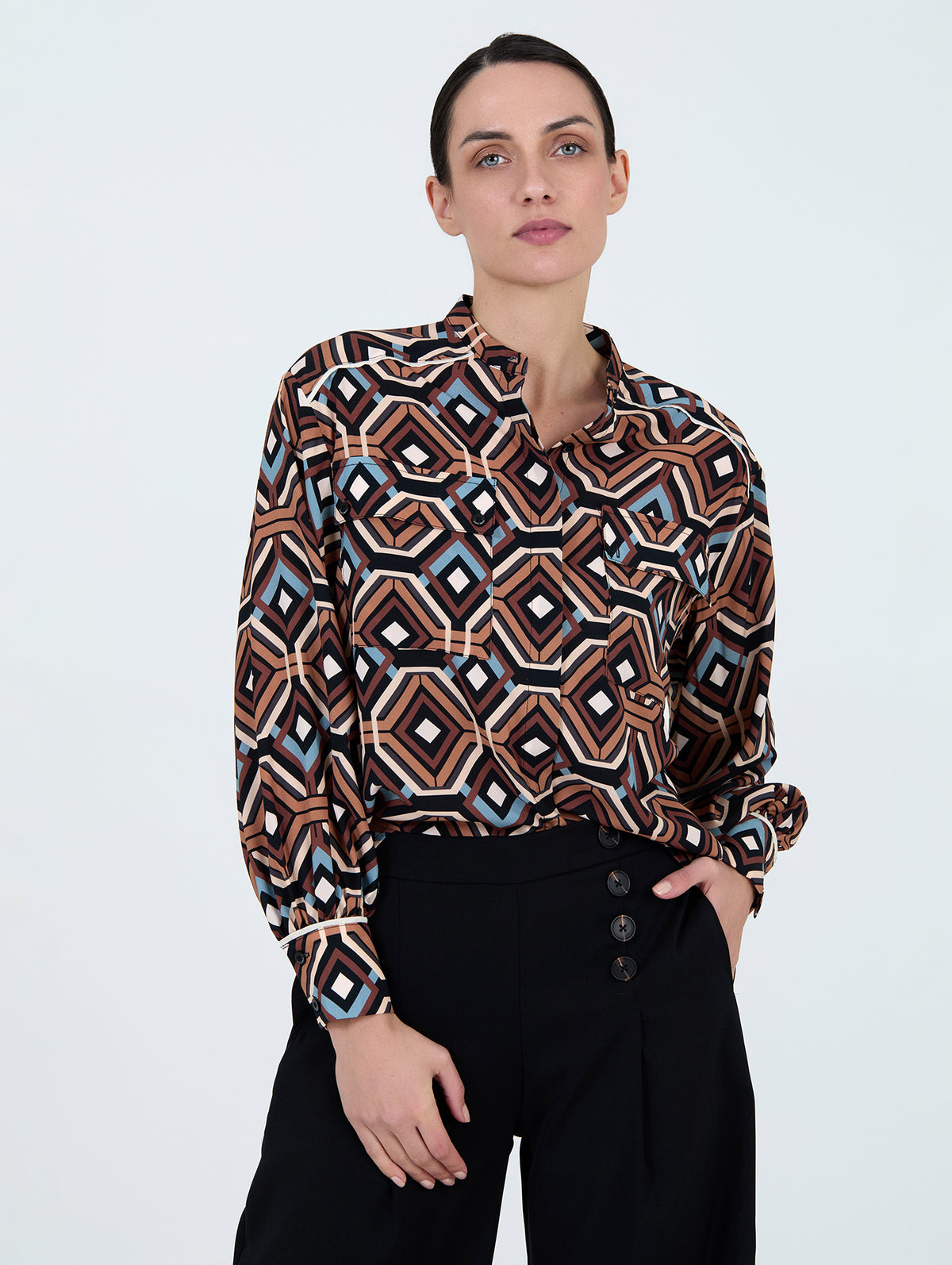 Blusa Estampado Geométrico