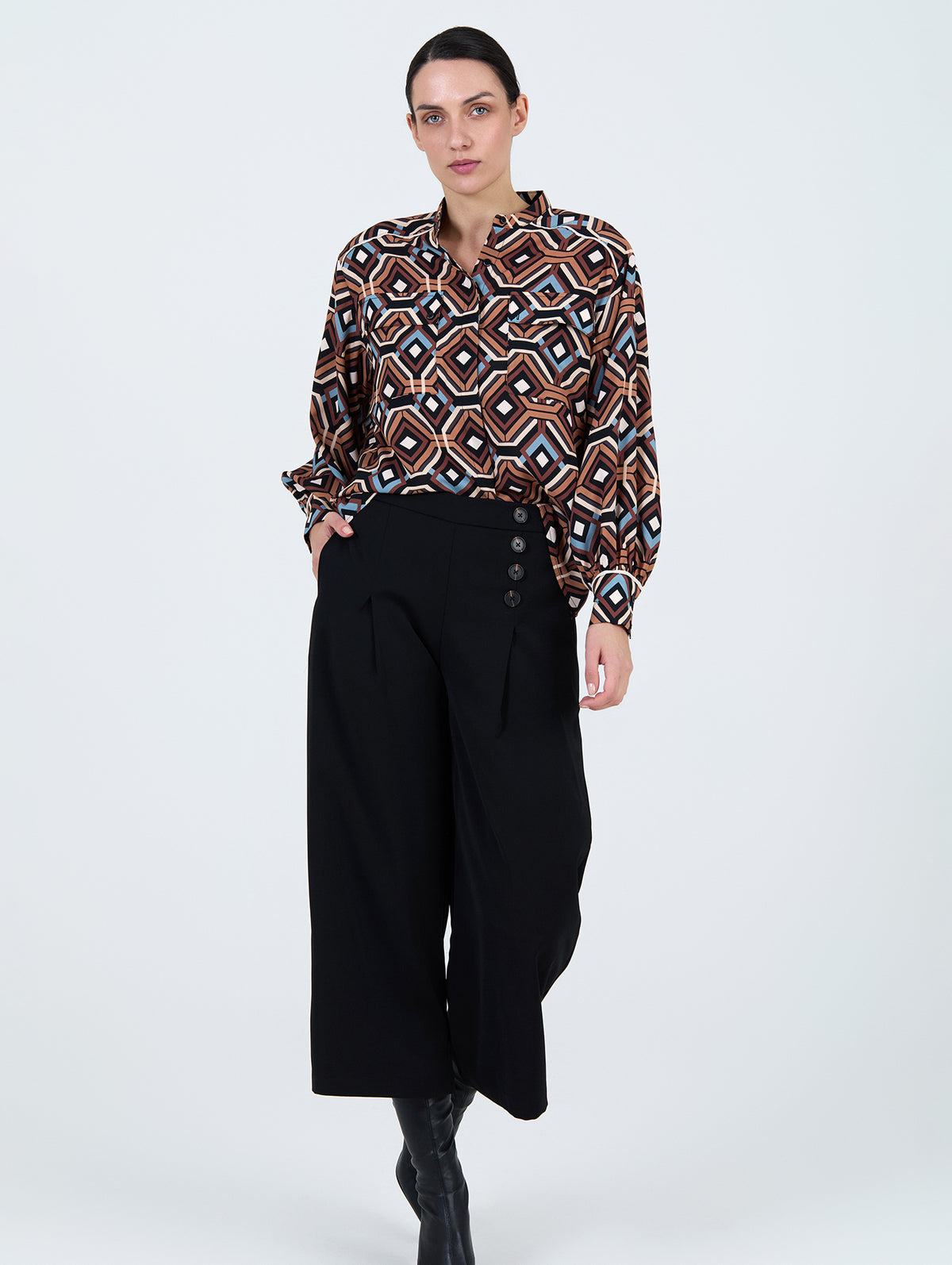 Blusa Estampado Geométrico