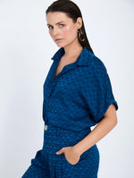 Camisa Jacquard geométrico