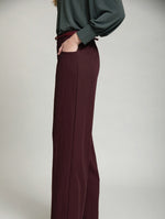 PANTALON RECTO DE TEJIDO TWILL FLUIDO