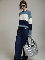PANTALON DENIM FLUIDO CON CINTURON