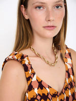 Vestido Midi Fluido Tie-dye con Tirantes Fruncidos