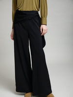 PANTALON PALAZZO CON DETALLE EN LA CINTURA