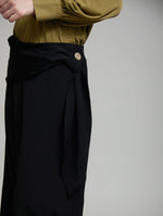 PANTALON PALAZZO CON DETALLE EN LA CINTURA