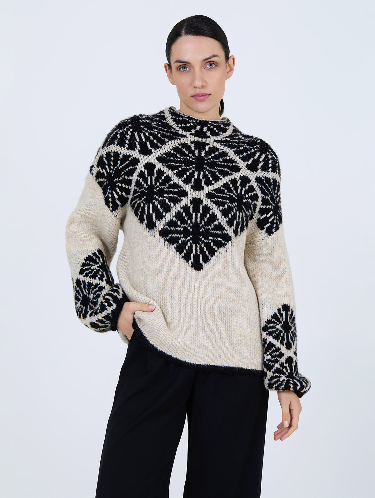 Jersey Punto Jacquard