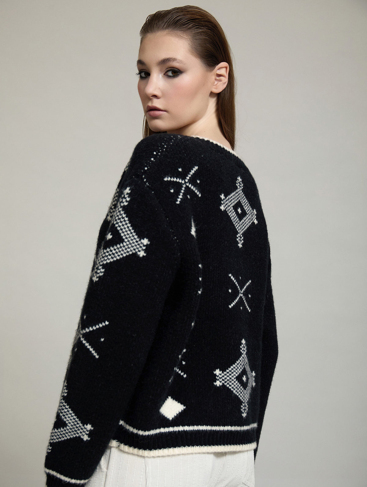 CHAQUETA PUNTO INSPIRACION NORDICA