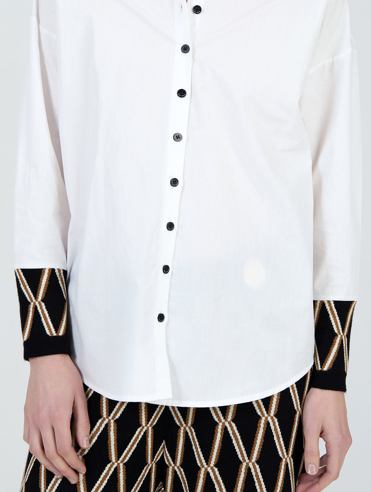 Camisa Popelín Jacquard