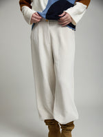 PANTALON RECTO DE PANA CRUDO