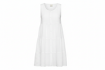Vestido Corto de Bambula con Tirantes Anchos