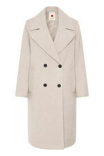 ABRIGO BEIGE DE CORTE REGULAR