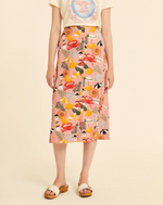Falda Midi Estampado Marítimo