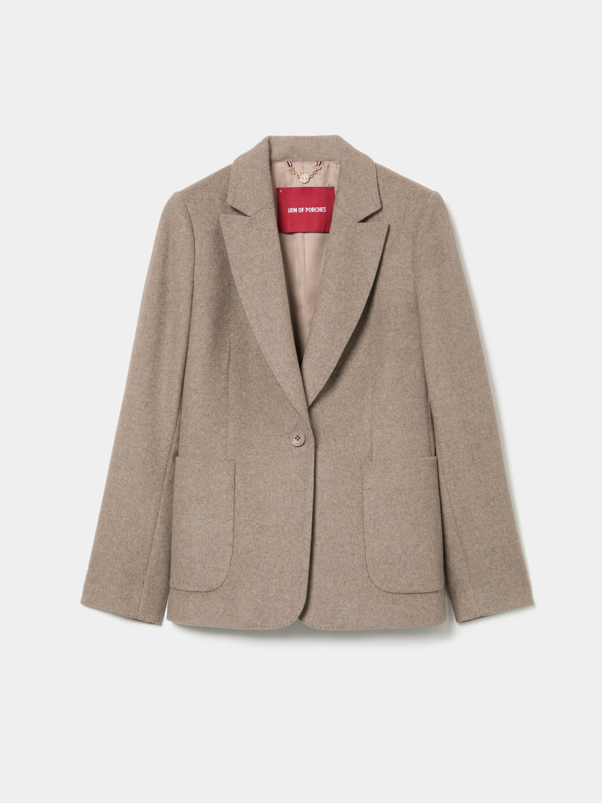 BLAZER CORTE CLASICO CON FORRO LANA