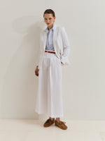 Blazer de Lino Blanca