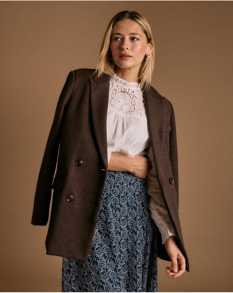 Blusa Bordados Oli Blanca