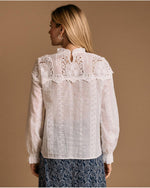 Blusa Bordados Oli Blanca