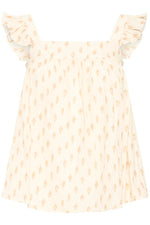 Blusa Fluida Estampada con Volantes