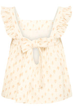 Blusa Fluida Estampada con Volantes