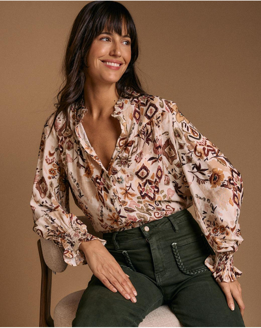 Blusa Floral Estampada