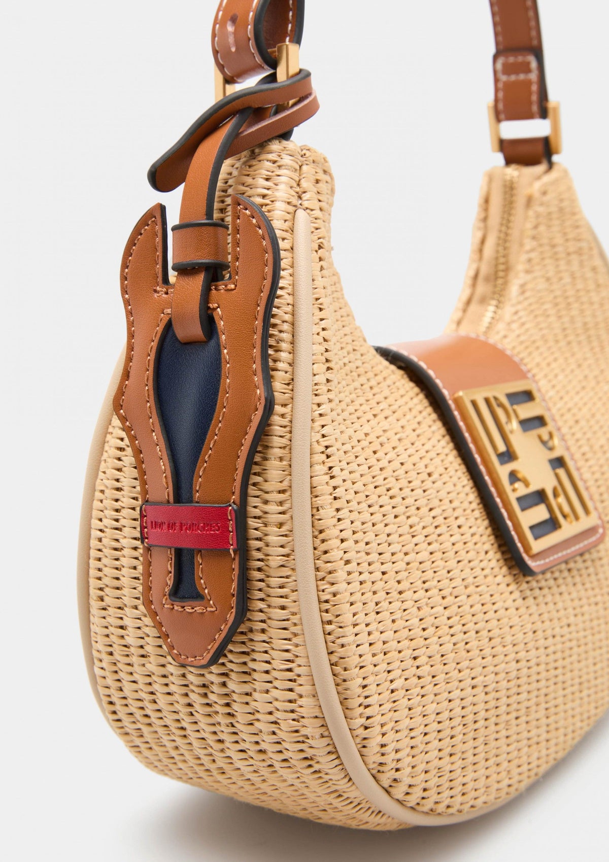 Bolso de Hombro Rafia