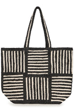 Bolso Shopper Trenzado Diseño Geométrico