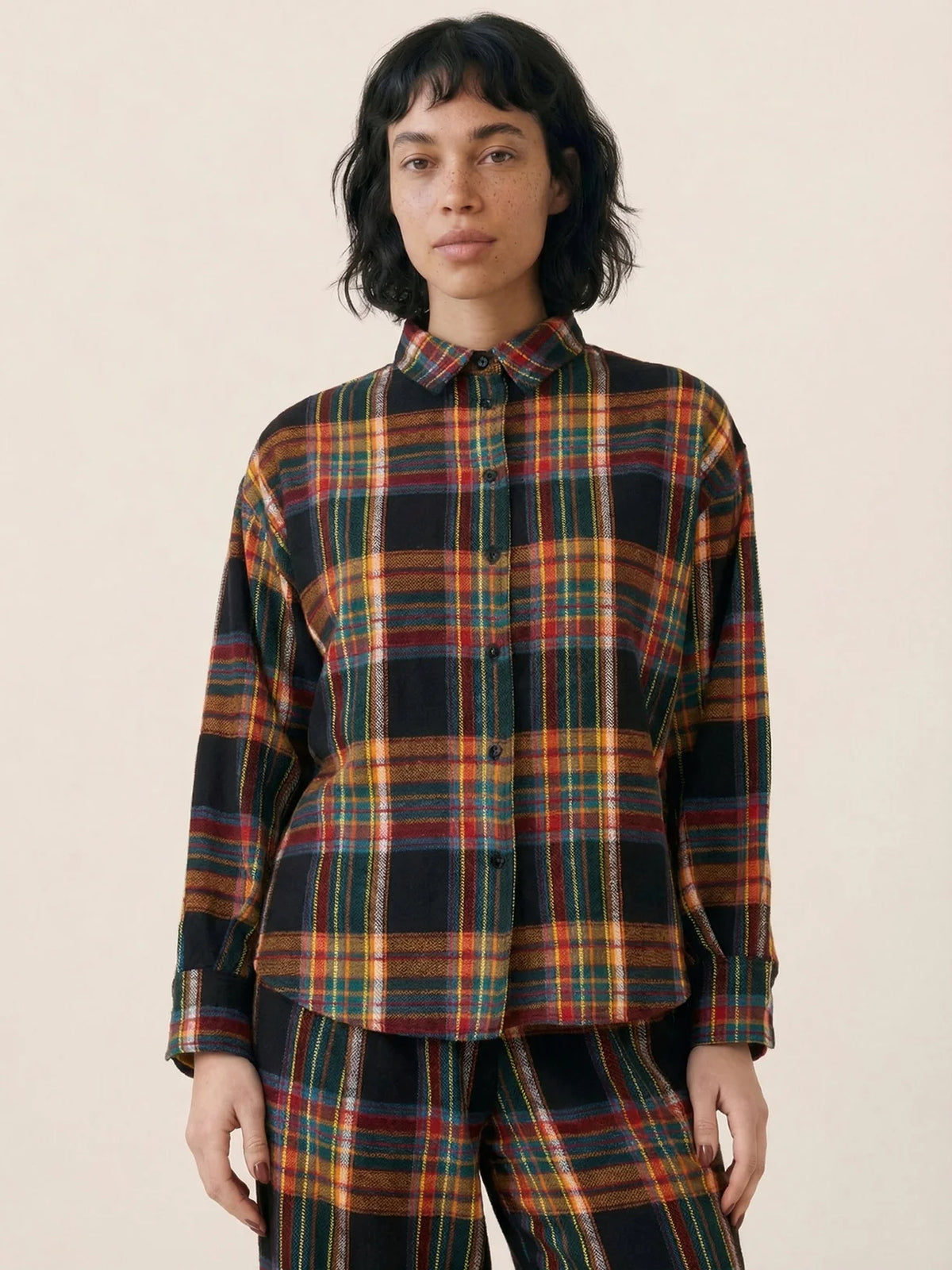 CAMISA ALGODON CUADROS ESCOCESES