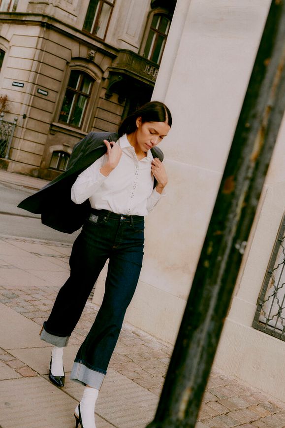 Camisa Byilava Blanca Piedras