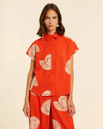 Camisa Estampada Caracolas