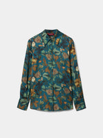 CAMISA FLUIDA CON ESTAMPADO FLORAL