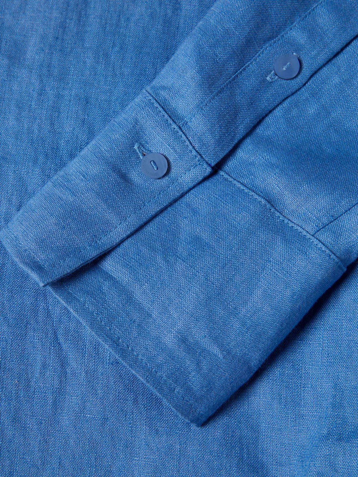 Camisa de Lino Oversize con Botones