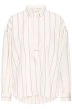 Camisa Rayas Finas con Cuello Clásico