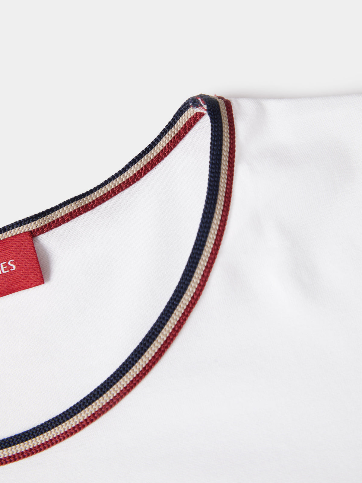 Camiseta Algodón Detalle Cuello