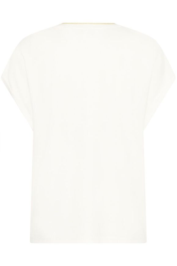 Camiseta Bypareesa Escote Dorado