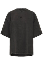 CAMISETA GRIS OVERSIZE MANGA CORTA