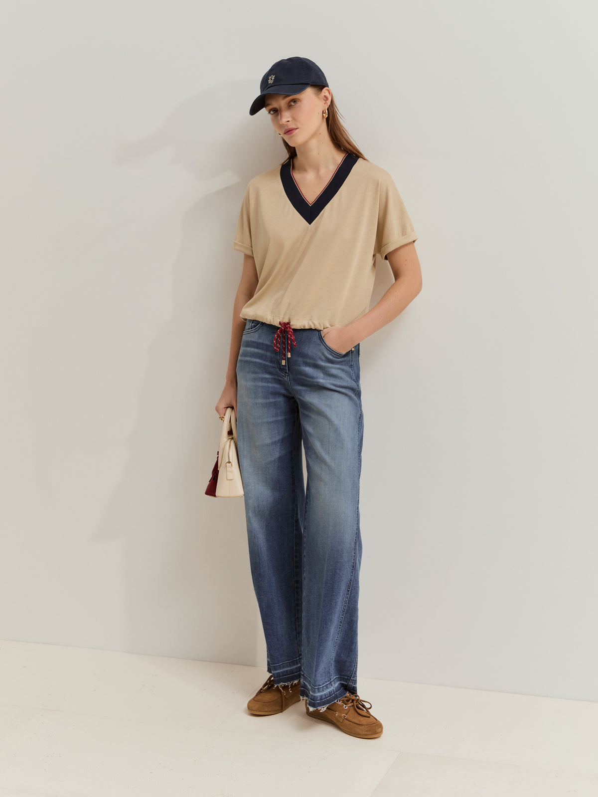 Camiseta Manga Corta Lyocell y algodón