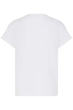 Camiseta Básica con Botones Dorados