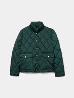 CHAQUETA ACOLCHADA CON BROCHES DORADOS