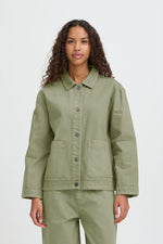 Chaqueta Iholia Verde Algodón