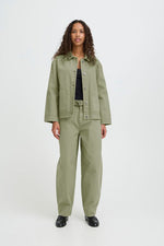 Chaqueta Iholia Verde Algodón
